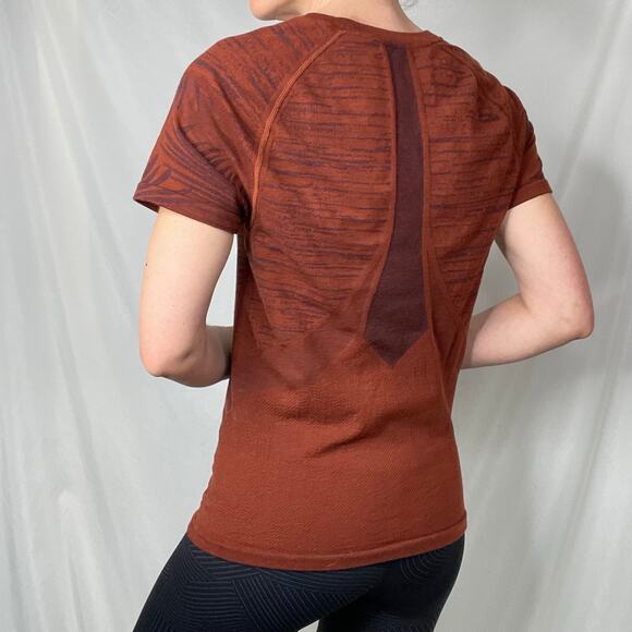 Smartwool Intraknit active short sleeve tee t-shirt merino wool blend brown XL - Picture 9 of 11